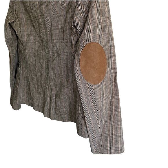 MAISON SCOTCH Scotch & Soda Linen Cotton Blazer Leather Elbow Patches XS - Picture 4 of 12